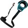 Gooby Soft Mesh Wrist Band Surfer Leash Turquoise 6 FT Comfortable Hands Free Leash with Elastic Band for Small Medium and Large Dogs