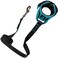 Gooby Soft Mesh Wrist Band Surfer Leash Turquoise 6 FT Comfortable Hands Free Leash with Elastic Band for Small Medium and Large Dogs