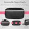 iYoShop Hands Free Dog Leash with Zipper Pouch Dual Padded Handles and Durable Bungee for Walking Jogging and Running Your Dog Medium 825 lbs Pink