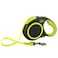 Fida Retractable Dog Leash Reflective 16ft Heavy Duty Pet Walking Leash for SmallMedium Dog up to 26 lbs Tangle Free OneHand Brake Small Neon Yellow