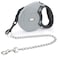 Idepet Heavy Duty Retractable Dog Leash for Small and Medium Dogs AntiChewing Steel Chain 360 Degree TangleFreeBreak and Lock System16ft Leash for Dog Walking Flat Rope