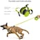 JOYPAWS Retractable Dog Leash 16 ft Pet Walking Leash for Medium Dogs up to 66 lbs One Button Break Lock Heavy Duty Strong Nylon Tape TangleFree Green Medium