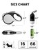 Douexio Retractable Dog Leash with Led Light 16ft Rechargeable Walking Dog Leash for Small Medium Dogs Up to 66 lbs360 TangleFree OneButton Control High Strength Hook