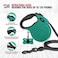 Tuff Pupper Heavy Duty Retractable Dog Leash 16 ft Dog Leash with Reflective Stitching for Nighttime Safety One Button Lock and Release Comfortable Hand Grip for Dogs Up to 120 lbs