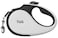 TUG XL 360 TangleFree Retractable Dog Leash with AntiSlip Handle 26 ft Strong Nylon Tape OneHanded Brake Pause Lock Extra Large White
