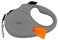 TUG Oval 360 TangleFree Retractable Dog Leash with Integrated Waste Bag Dispenser Small Grey