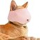 wintchuk Cat Muzzle with Soft Flexible Fabric Cat Mask Mouth Guard Muzzle for Prevent Biting Chewing Grooming Anti Scratch XSPink