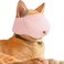 wintchuk Cat Muzzle with Soft Flexible Fabric Cat Mask Mouth Guard Muzzle for Prevent Biting Chewing Grooming Anti Scratch XSPink
