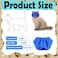 Sotiff 6 Pcs Cat Muzzle for Grooming Breathable Mesh Muzzles Gentle and Soft Colorful Cat Mouth Guard for Anti Biting Chewing GroomingBlack Blue Gray Light Gray Pink Light Blue