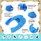 Sotiff 6 Pcs Cat Muzzle for Grooming Breathable Mesh Muzzles Gentle and Soft Colorful Cat Mouth Guard for Anti Biting Chewing GroomingBlack Blue Gray Light Gray Pink Light Blue