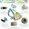 BARKLESS Dog Muzzle Silicone Basket Muzzle for Small Medium Large Dogs Soft Cage Mouth Cover Prevent Biting Chewing Allow Drinking Panting Suitable for German Shepherd
