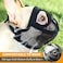 BARKLESS Short Snout Dog Muzzle Breathable Mesh Flat Faced Muzzle for French Bulldog Shih Tzu and Pug Mask Bulldog Mouth Cover for Biting Chewing Licking Black S