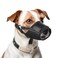 Aiieim Dog Muzzle for Small Medium Large Sized Dogs Soft Mouth Guard Muzzles with Adjustable Breathable Mesh Puppy Muzzle Mask for Training Black M