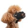 Aiieim Dog Muzzle for Small Medium Large Sized Dogs Soft Mouth Guard Muzzles with Adjustable Breathable Mesh Puppy Muzzle Mask for Training Black S