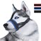 Lepark Head Strap Dog Muzzle Prevent from Taking Off by Paws for Small Medium and Large DogsLBlue