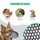 JOYPAWS Dog Muzzle for Extra Small Dogs Soft Air Mesh Muzzles Anti Prevent Biting Chewing Barking Reflective Ajustable Full Coverage Dog Mouth Guard Cover for Grooming Scavenging Black XS