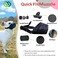 MoiiLavin Dog Muzzle XS 2 PCs Soft Air Mesh for Small Dogs with Long Snout Quick Fit for Grooming Adjustable Prevent from Biting Barking and Chewing Soft Muzzle 2PCsRed Black XS