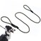 Lihtaiyi Multifunctional Figure 8 Padded Head Halter Walking Training Leather Stopper Slip Lead Dog Rope Leash Muzzle Army Green