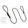 Lihtaiyi Multifunctional Figure 8 Padded Head Halter Walking Training Leather Stopper Slip Lead Dog Rope Leash Muzzle Army Green