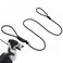 Lihtaiyi Multifunctional Figure 8 Padded Head Halter Walking Training Leather Stopper Slip Lead Dog Rope Leash Muzzle Army Green