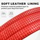Lepark Nylon Dog Muzzle for SmallMediumLarge Dogs Prevent from BitingBarking and ChewingAdjustable LoopXLRed