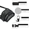 YAODHAOD Nylon Mesh Breathable Dog Mouth Cover Quick Fit Dog Muzzle with Adjustable StrapsPet Mouth Cover to Prevent Biting and Screaming to Prevent Accidental Eating S Black