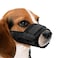 YAODHAOD Nylon Mesh Breathable Dog Mouth Cover Quick Fit Dog Muzzle with Adjustable StrapsPet Mouth Cover to Prevent Biting and Screaming to Prevent Accidental Eating XL Black
