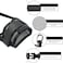 YAODHAOD Nylon Mesh Breathable Dog Mouth Cover Quick Fit Dog Muzzle with Adjustable StrapsPet Mouth Cover to Prevent Biting and Screaming to Prevent Accidental Eating XL Black