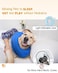 Supet Inflatable Dog Cone Collar Alternative After Surgery Doggie Neck Donut Collar Recovery ECollar for Post Surgery Soft Dog Cone for Small Medium Puppies Cats