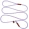 BTINESFUL 5ft 6ft 7ft Slip Lead Dog Leash 14 Nylon Rope Dog Training Leash for Small Medium Dogs Outdoor NoPull Walking Behavior Training Purple 14 7 FT