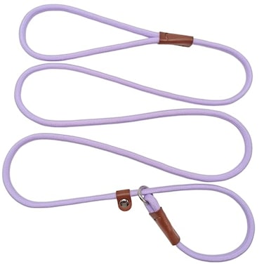 BTINESFUL 5ft 6ft 7ft Slip Lead Dog Leash 14 Nylon Rope Dog Training Leash for Small Medium Dogs Outdoor NoPull Walking Behavior Training Purple 14 7 FT