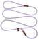 BTINESFUL 5ft 6ft 7ft Slip Lead Dog Leash 14 Nylon Rope Dog Training Leash for Small Medium Dogs Outdoor NoPull Walking Behavior Training Purple 14 7 FT