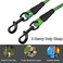BTINESFUL 8ft 12ft 20ft 30ft 50ft 75ft Dog TieOut Long Tether Rope Leash Outdoor Yard Leash Large Medium Small Dogs Training Playing Camping Backyard Green 12 Foot