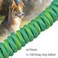 BTINESFUL 8ft 12ft 20ft 30ft 50ft 75ft Dog TieOut Long Tether Rope Leash Outdoor Yard Leash Large Medium Small Dogs Training Playing Camping Backyard Green 12 Foot