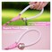 Codepets Nylon Dog Leash 6FT 10FT 20FT 30FT Diameter 25 Inch with Comfortable Silicone Handle Highly Reflective No Tangle for Medium Large Dogs Outside Walking Camping Backyard Pink 20FT