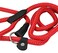 Dogs My Love Nylon Rope Slip Dog Lead Collar and Leash British Style 4ft Long Medium 38 8mm Red