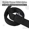 Hi Kiss HIKISS Long Dog Leash Obedience Recall Training Agility Lead with Thickening Material for Large Dog 15ft 20ft 30ft 50ft 100ft Training Leash Black 50ft