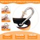 Furggis Long Dog Leash Chew Proof Tie Out Cable for Dogs Heavy Duty 50ft with Carabiner Dog Leads for Yard for Medium Sturdy Long Leashes Large Dogs with Padded Handle for Training Walking