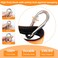 Furggis Long Dog Leash Chew Proof Tie Out Cable for Dogs Heavy Duty 50ft with Carabiner Dog Leads for Yard for Medium Sturdy Long Leashes Large Dogs with Padded Handle for Training Walking