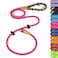 Lynxking lynxking Slip Lead Dog Leash Reflective Heavy Duty Comfortable Strong Rope Leash for Large Medium Small Dogs No Pull Pet Training Pink Large 12in x 6ftSlip Lead