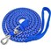 Mycicy 234610 Foot Reflective Dog Leash Heavy Duty Strong Nylon Rope Braided for Large Medium Small Dogs Walking Training Leads Blue 6ft 12