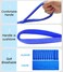 Mycicy 234610 Foot Reflective Dog Leash Heavy Duty Strong Nylon Rope Braided for Large Medium Small Dogs Walking Training Leads Blue 6ft 12