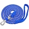 Mycicy 234610 Foot Reflective Dog Leash Heavy Duty Strong Nylon Rope Braided for Large Medium Small Dogs Walking Training Leads Blue 6ft 12