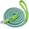 Mycicy 234610 Foot Reflective Dog Leash Strong Nylon Rope Braided Heavy Duty for Large and Medium Small Dogs Walking Training Leads Green 6ft 34