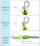 Mycicy 234610 Foot Reflective Dog Leash Strong Nylon Rope Braided Heavy Duty for Large and Medium Small Dogs Walking Training Leads Green 6ft 34
