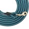 Shorven Nylon Strong Dog Rope Lead Leash Training Dog Lead with Soft Handle 620 FT Long BlueBlack Dia05 10FT