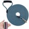Shorven Nylon Strong Dog Rope Lead Leash Training Dog Lead with Soft Handle 620 FT Long BlueBlack Dia05 10FT