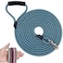 Shorven Nylon Strong Dog Rope Lead Leash Training Dog Lead with Soft Handle 620 FT Long BlueBlack Dia05 20FT
