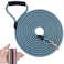 Shorven Nylon Strong Dog Rope Lead Leash Training Dog Lead with Soft Handle 620 FT Long BlueBlack Dia05 20FT