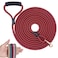 Shorven Nylon Strong Dog Rope Lead Leash Training Dog Lead with Soft Handle 620 FT Long RedBlack Dia05 15FT